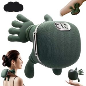 Portable Electric Neck Massager with Red Light